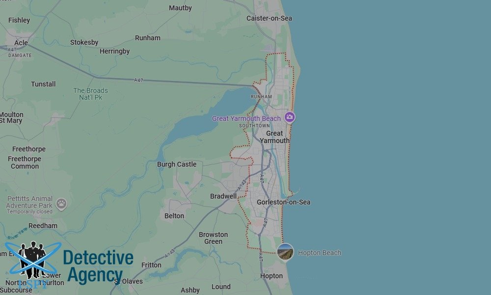 Our Detectives operate across the entire Great Yarmouth area