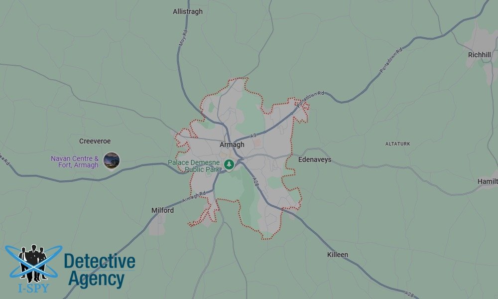 Our Detectives operate across the entire Armagh area