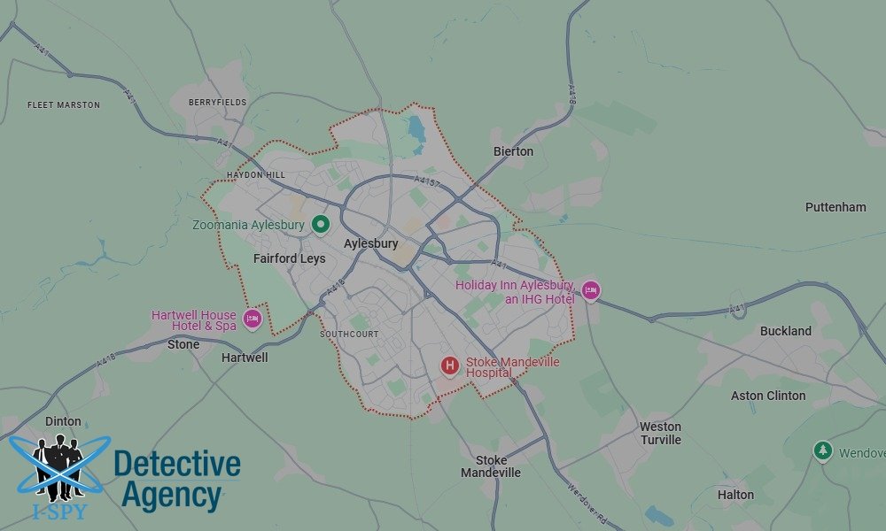 Our Detectives operate across the entire Aylesbury area