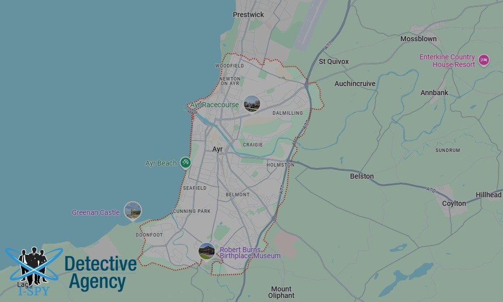 Our Detectives operate across the entire Ayr area