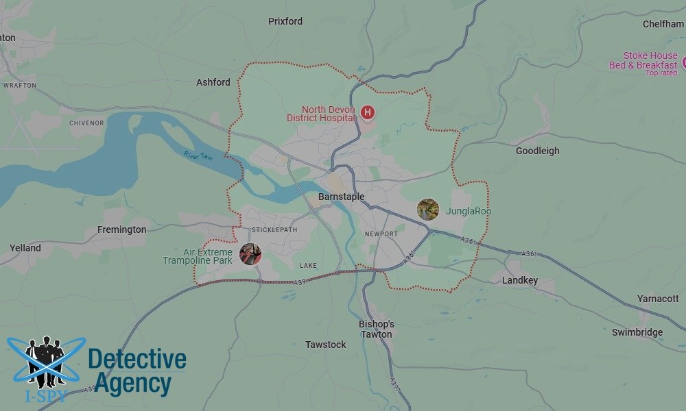 Our Detectives operate across the entire Barnstaple area