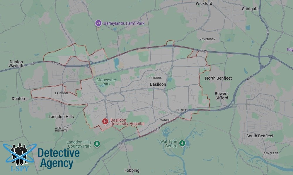 Our Detectives operate across the entire Basildon area