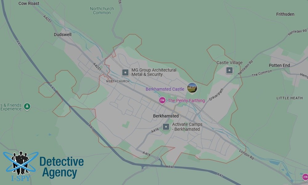 Our Detectives operate across the entire Berkhamsted area