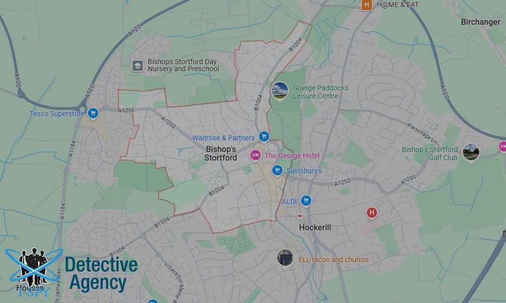 Our Detectives operate across the entire Bishop's Stortford area