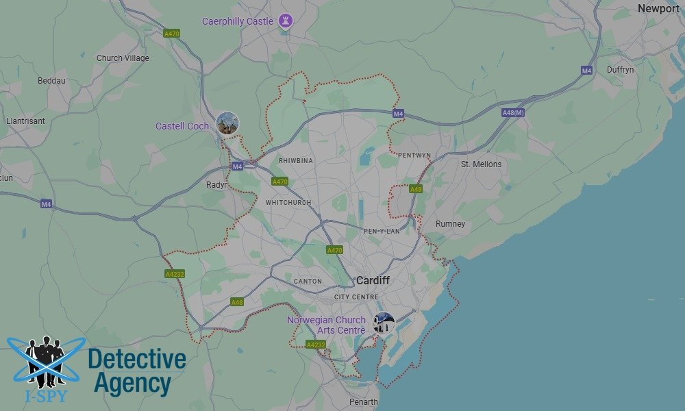 Our Detectives operate across the entire Cardiff area