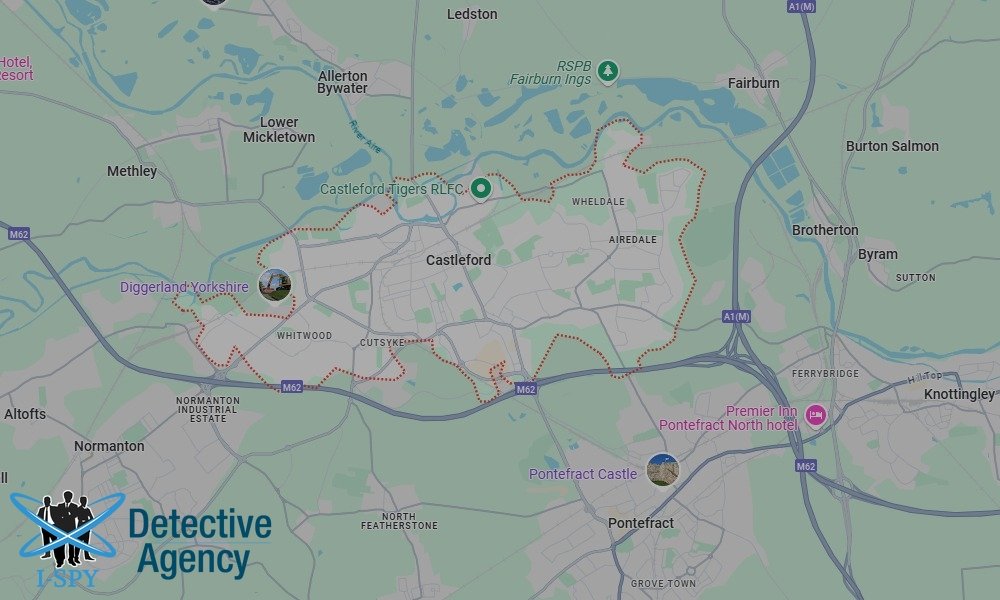 Our Detectives operate across the entire Castleford area