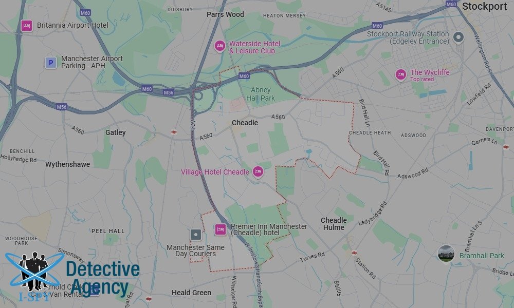 Our Detectives operate across the entire Cheadle area