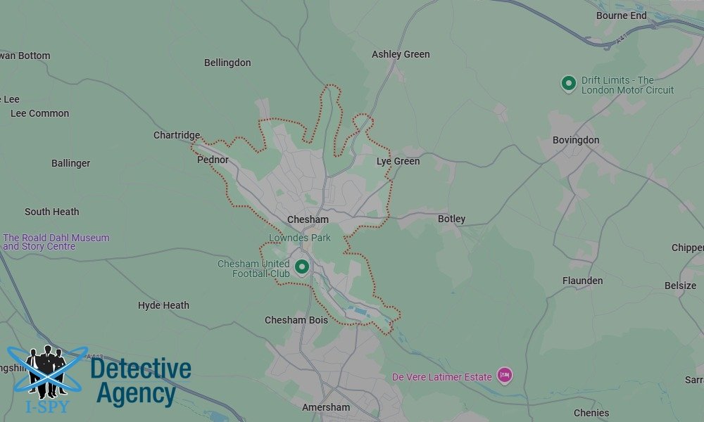 Our Detectives operate across the entire Chesham area