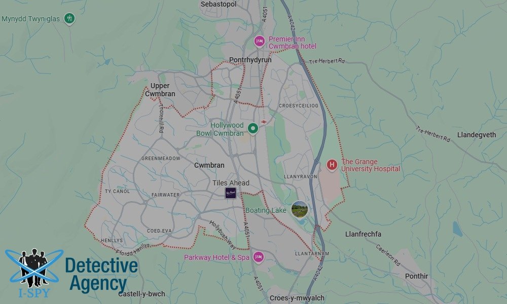 Our Detectives operate across the entire Cwmbrân area