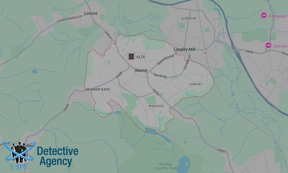 Our Detectives operate across the entire Heanor area