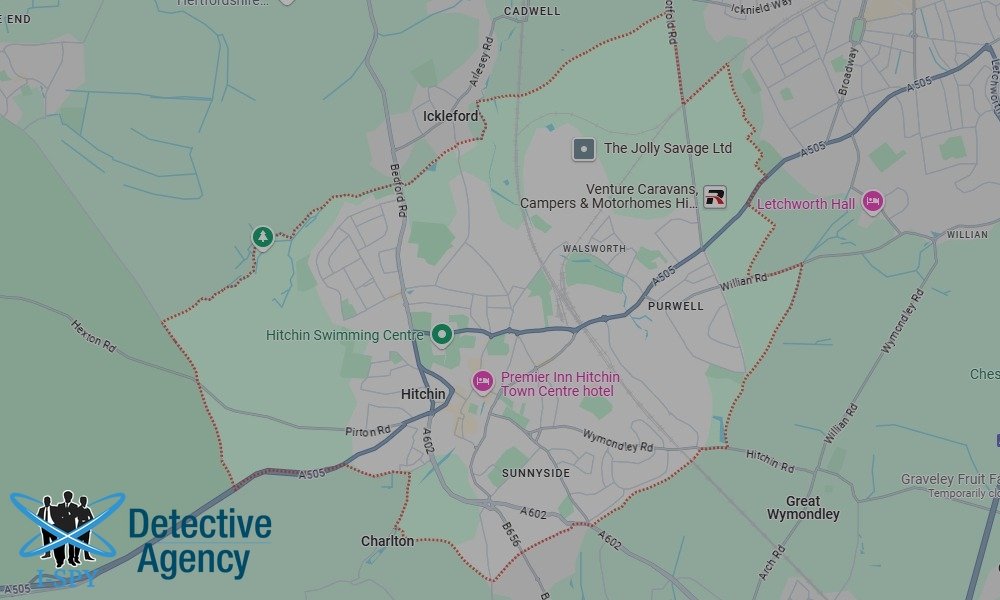 Our Detectives operate across the entire Hitchin area