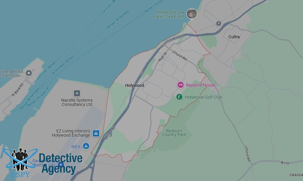 Our Detectives operate across the entire Holywood area