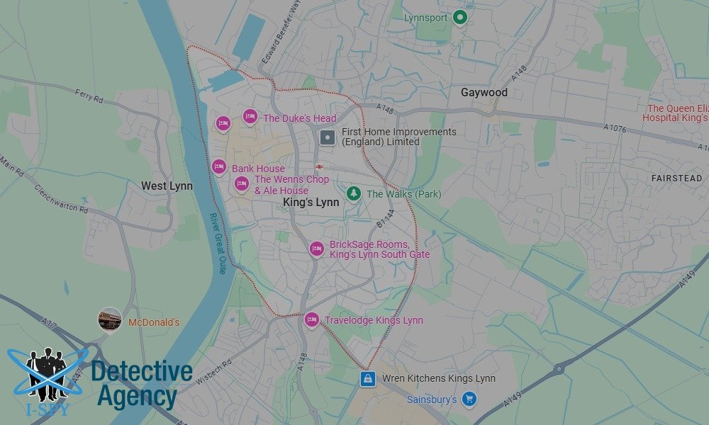 Our Detectives operate across the entire King's Lynn area
