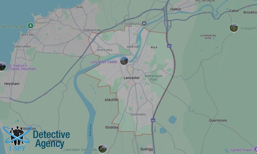 Our Detectives operate across the entire Lancaster area