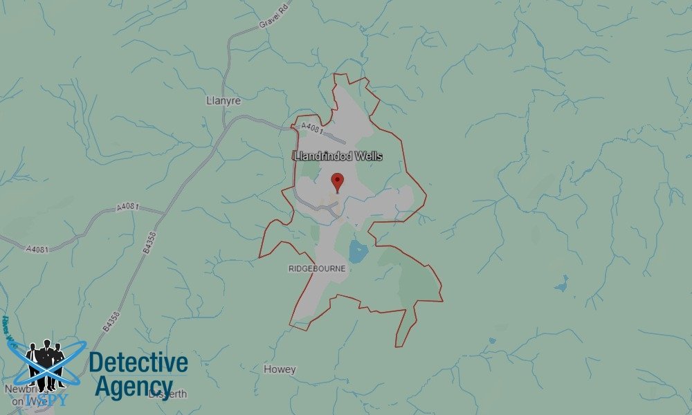 Our Detectives operate across the entire Llandrindod Wells area