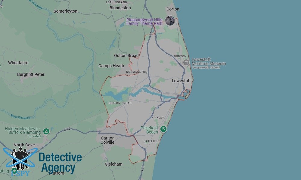 Our Detectives operate across the entire Lowestoft area