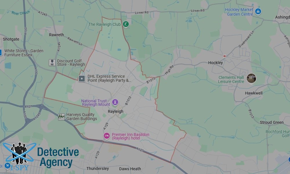 Our Detectives operate across the entire Rayleigh area