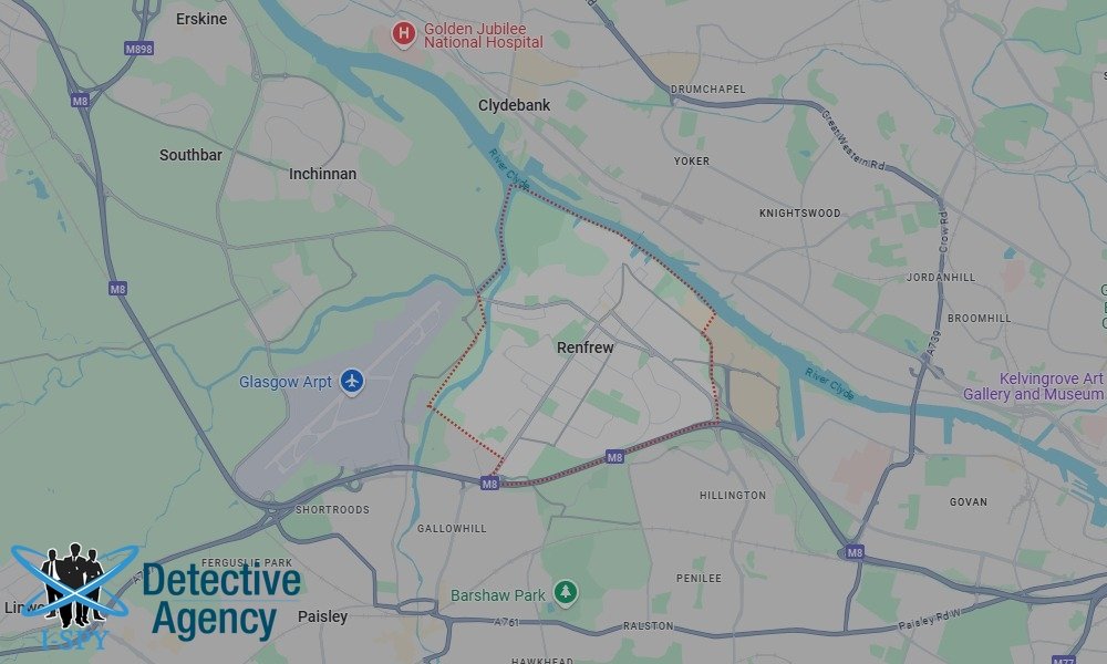 Our Detectives operate across the entire Renfrew area