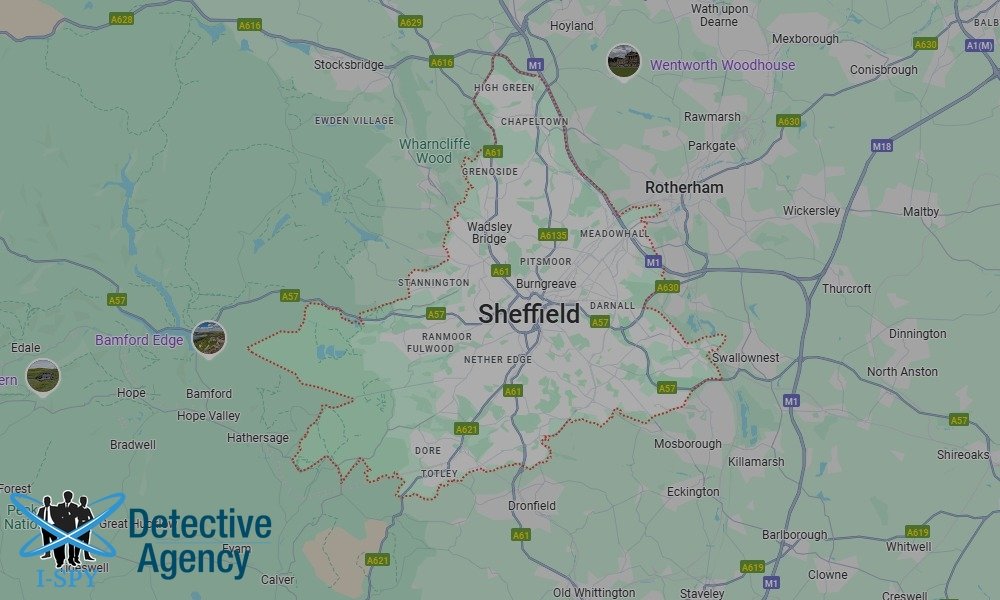 Our Detectives operate across the entire Sheffield area