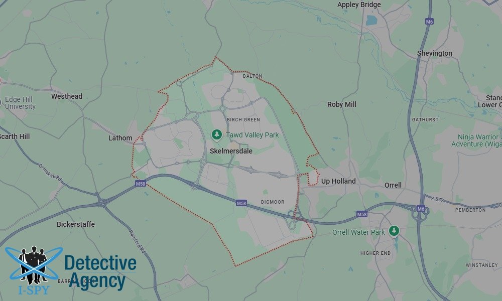 Our Detectives operate across the entire Skelmersdale area