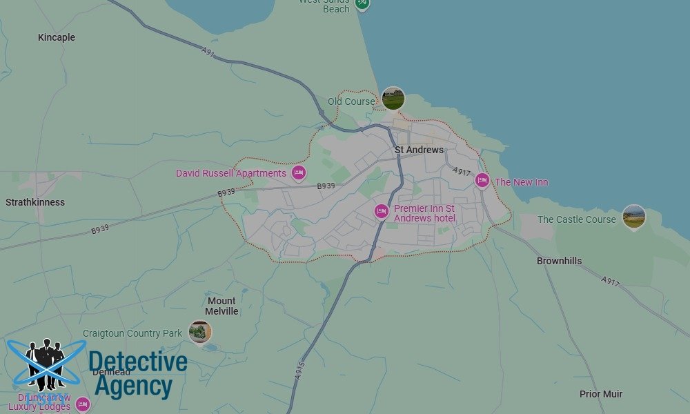 Our Detectives operate across the entire St Andrews area