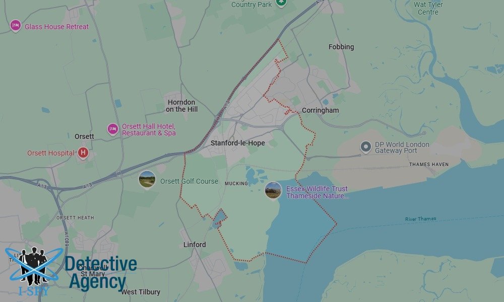 Our Detectives operate across the entire Stanford-le-Hope area