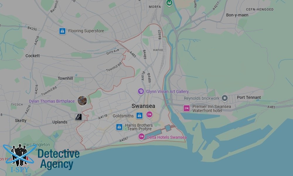 Our Detectives operate across the entire Swansea area