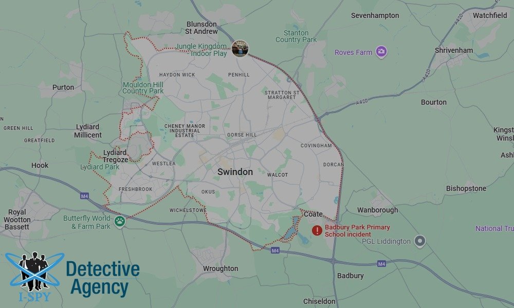 Our Detectives operate across the entire Swindon area