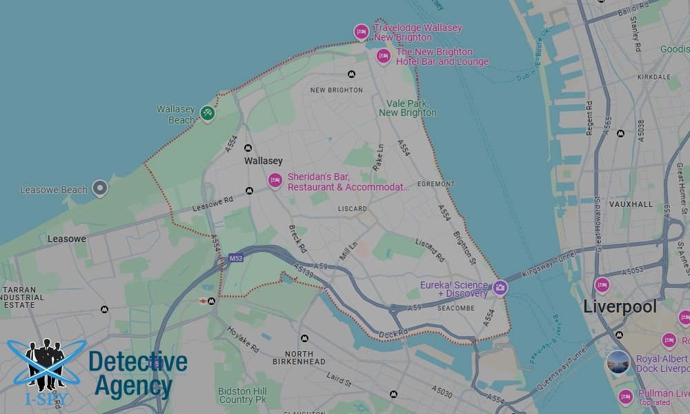 Our Detectives operate across the entire Wallasey area