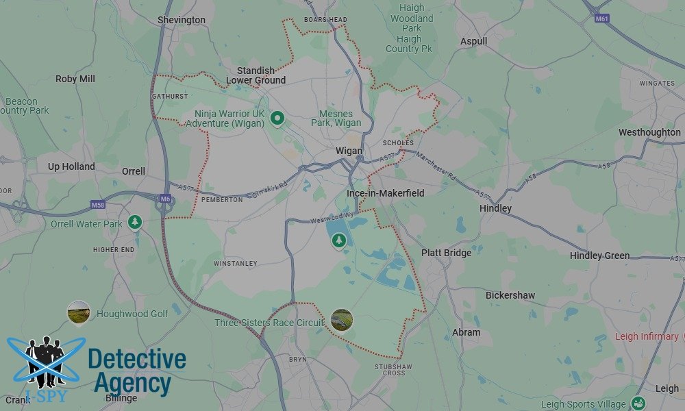 Our Detectives operate across the entire Wigan area