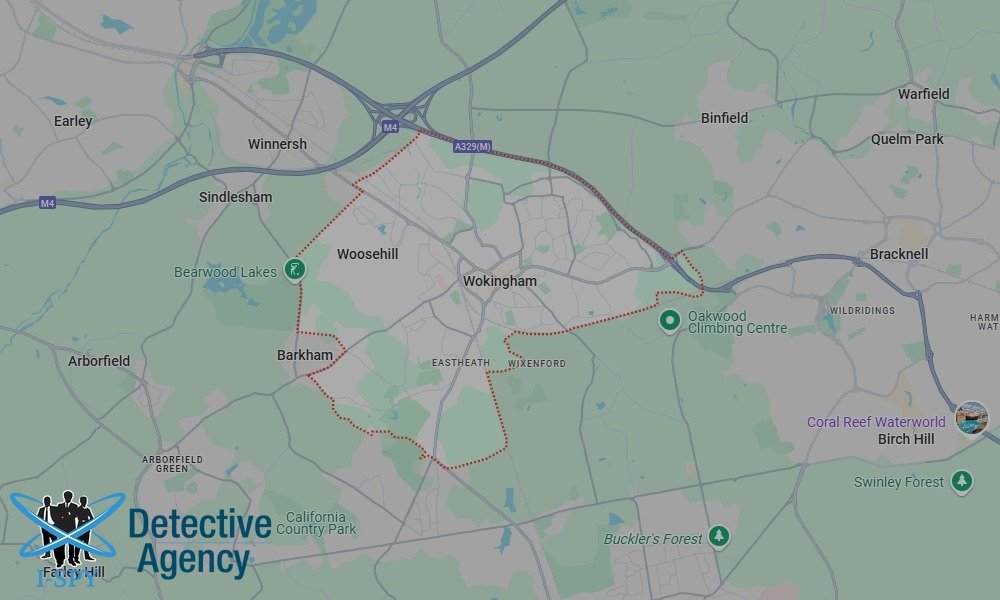 Our Detectives operate across the entire Woking area