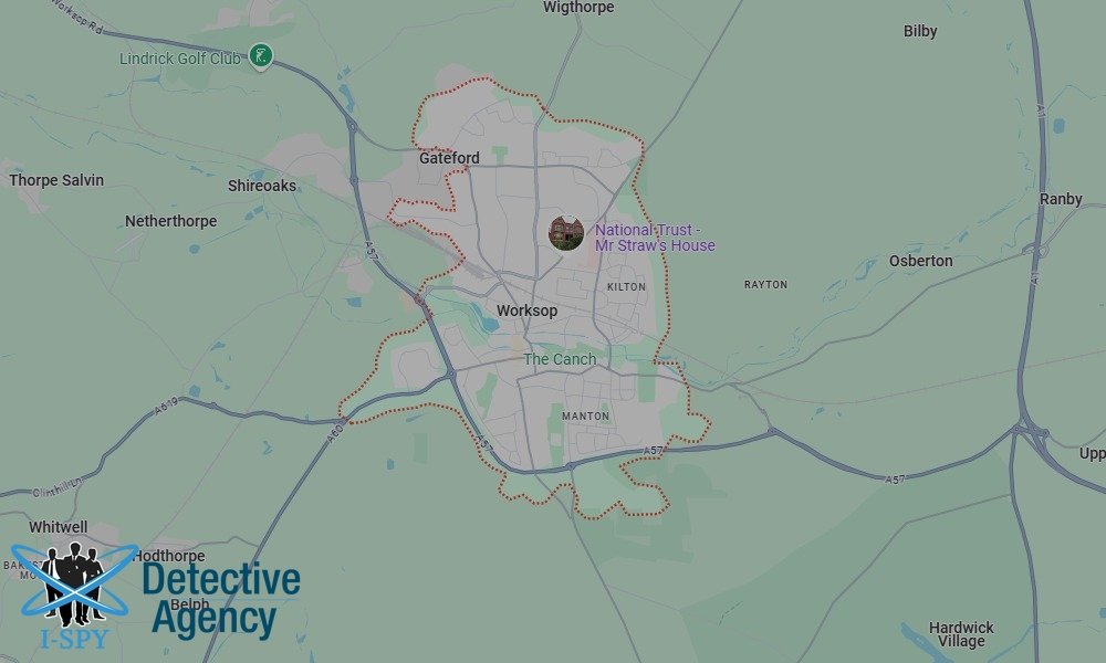 Our Detectives operate across the entire Worksop area