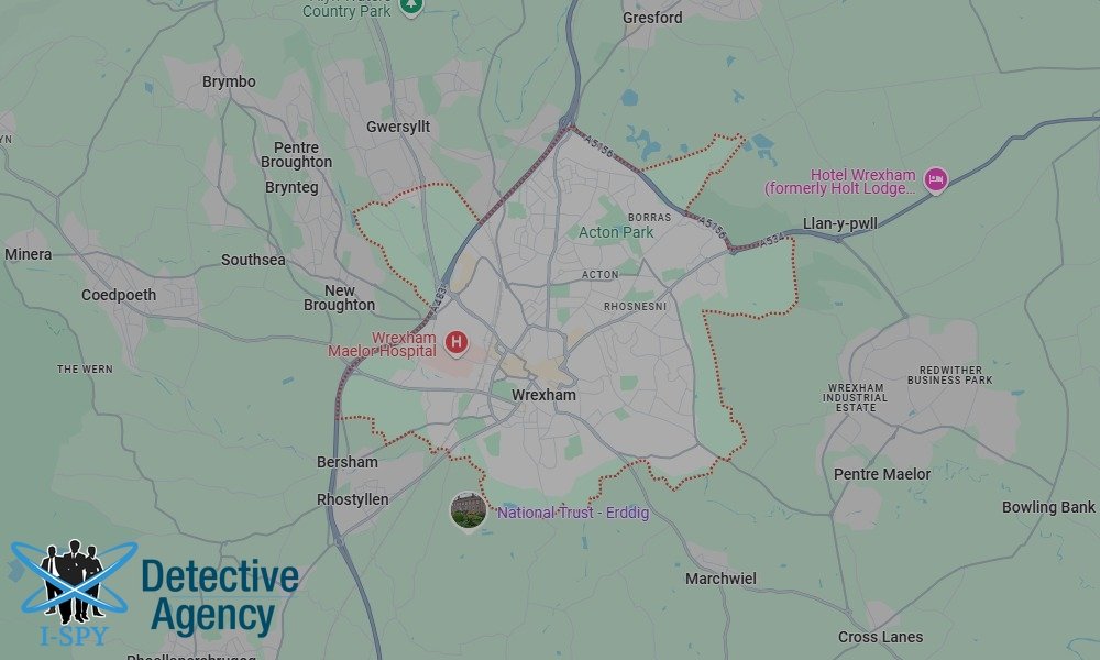 Our Detectives operate across the entire Wrexham area