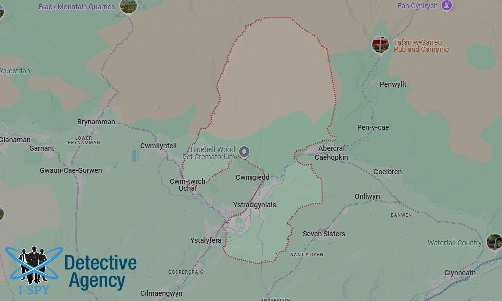 Our Detectives operate across the entire Ystradgynlais area