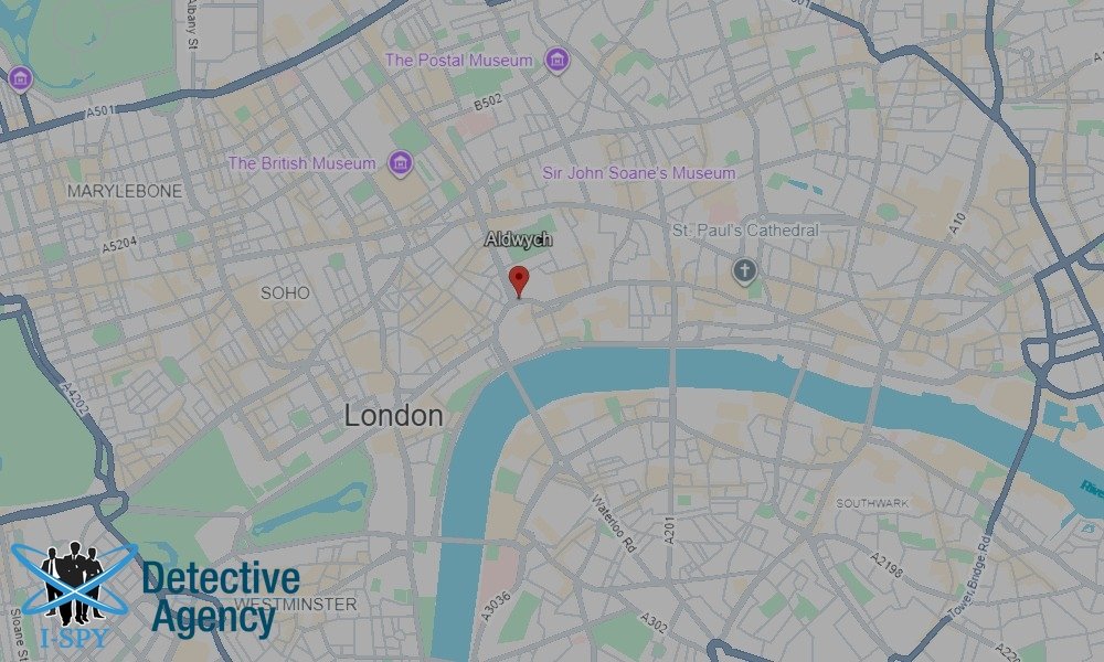 Our Detectives operate across the entire Aldwych area
