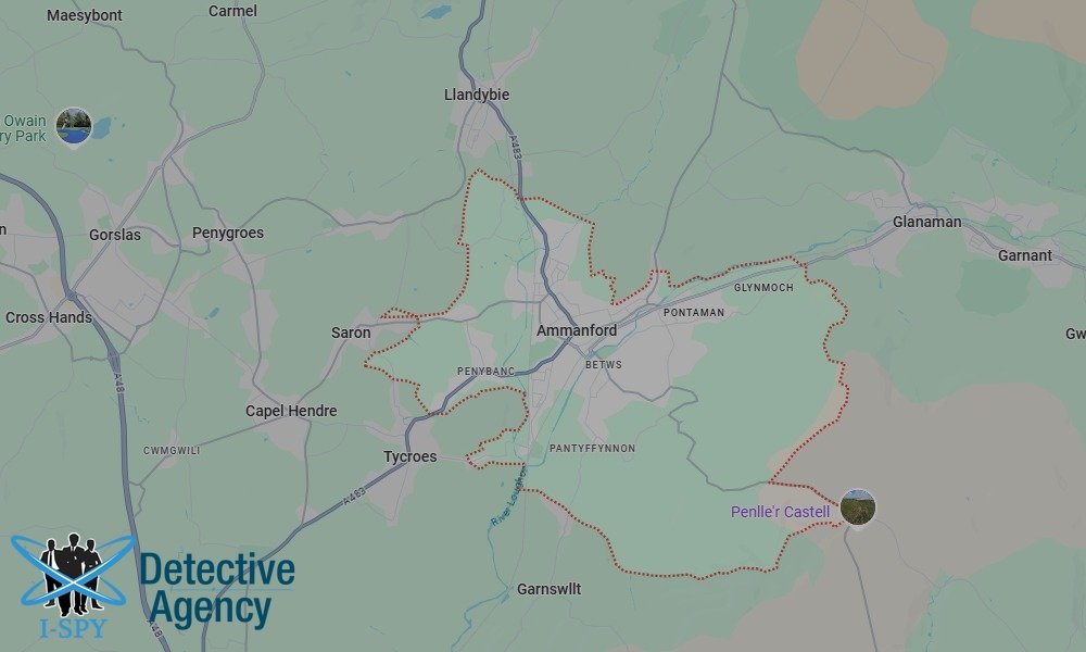 Our Detectives operate across the entire Ammanford area