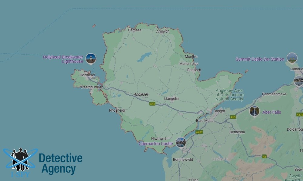 Our Detectives operate across the entire Anglesey area