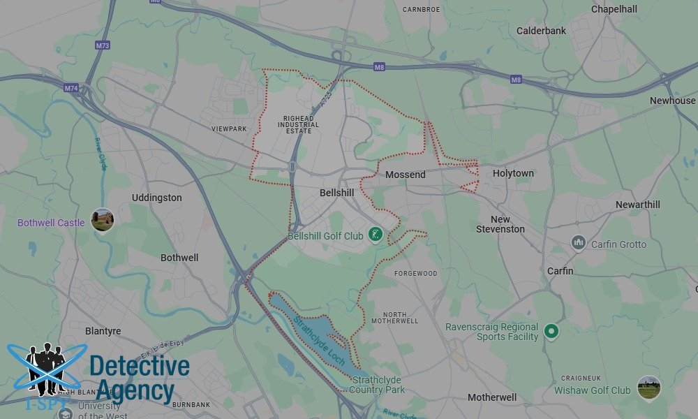 Our Detectives operate across the entire Bellshill area