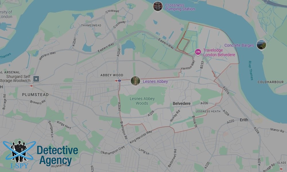 Our Detectives operate across the entire Belvedere area