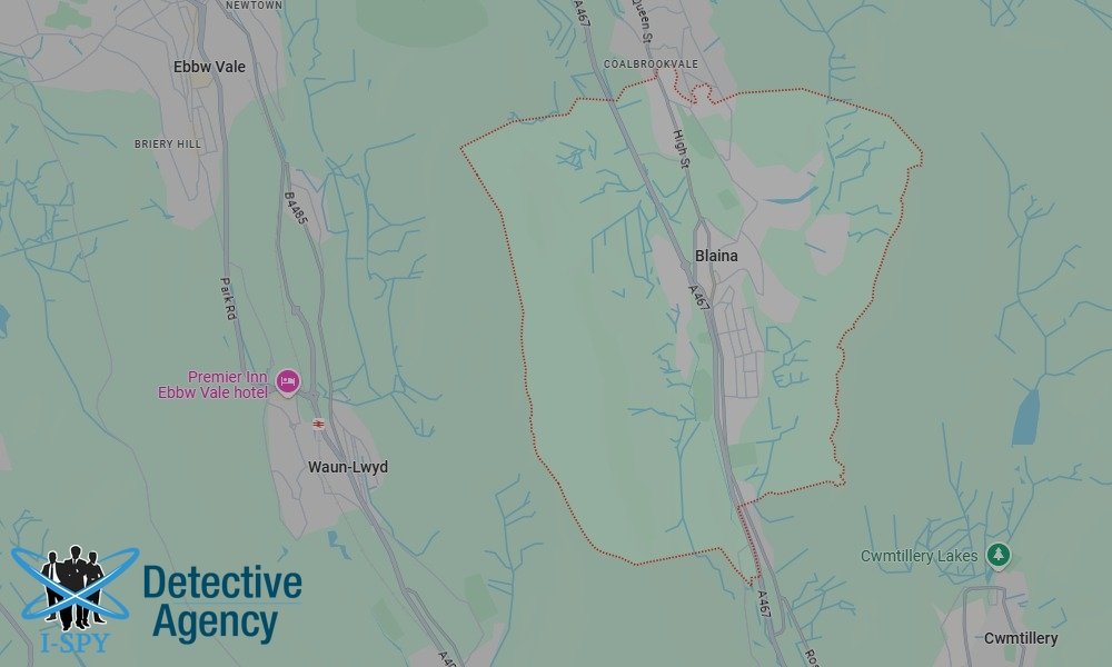 Our Detectives operate across the entire Blaina area