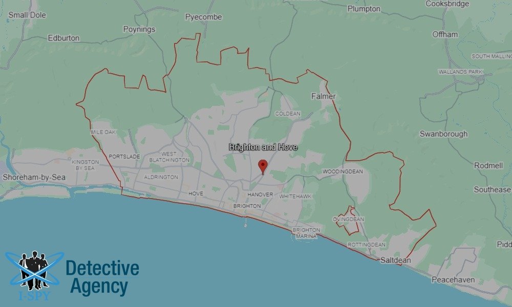 Our Detectives operate across the entire Brighton And Hove area