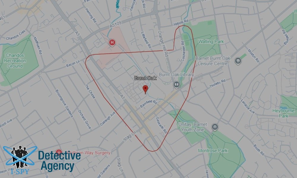 Our Detectives operate across the entire Burnt Oak area
