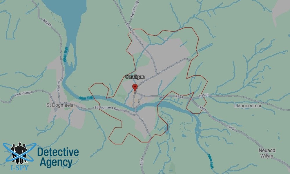 Our Detectives operate across the entire Cardigan area
