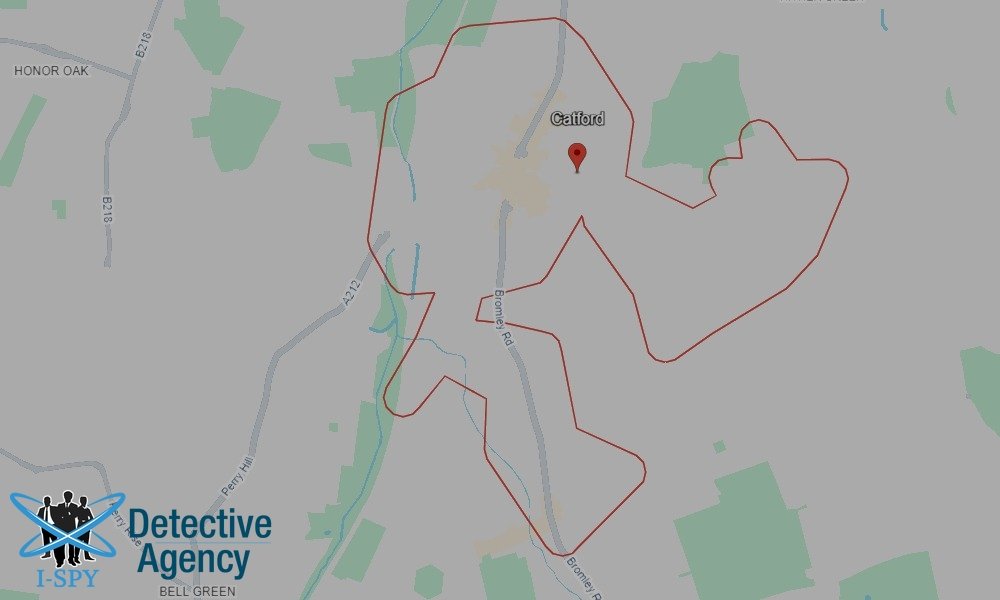 Our Detectives operate across the entire Catford area