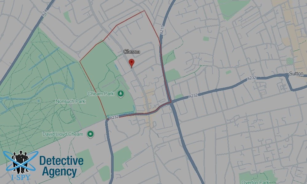 Our Detectives operate across the entire Cheam area