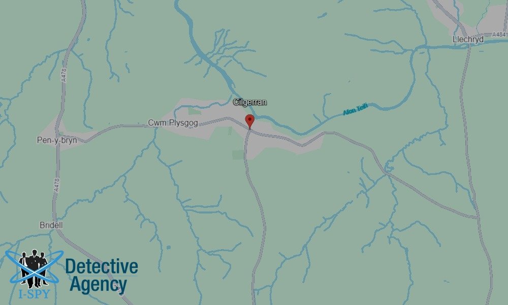 Our Detectives operate across the entire Cilgerran area