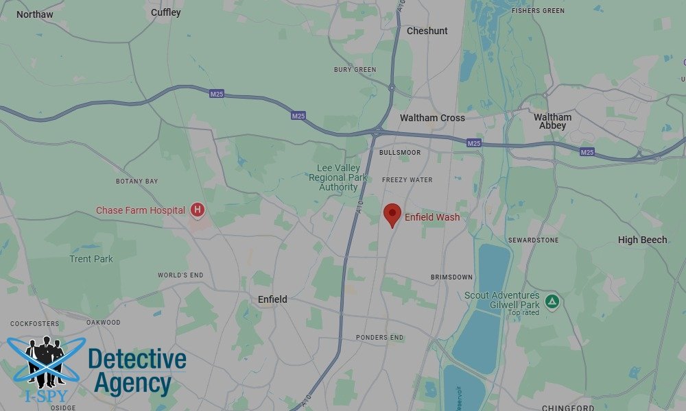 Our Detectives operate across the entire Enfield Wash area