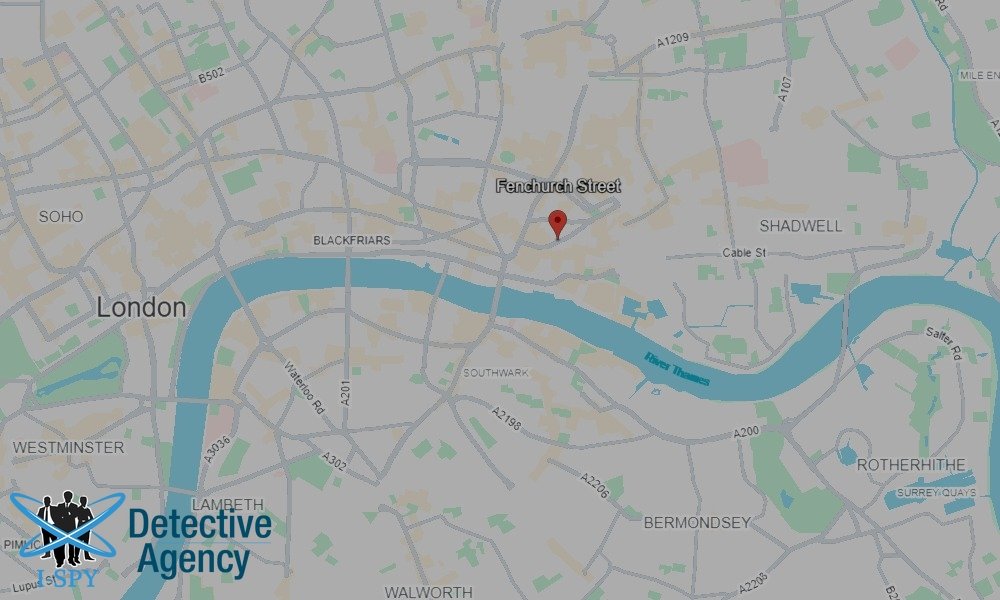 Our Detectives operate across the entire Fenchurch Street area
