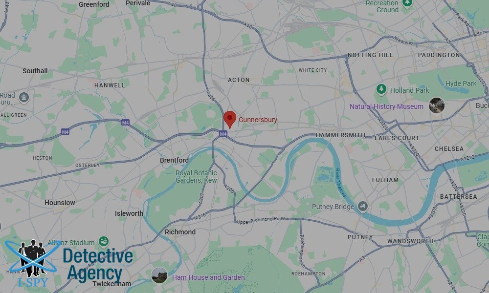 Our Detectives operate across the entire Gunnersbury area