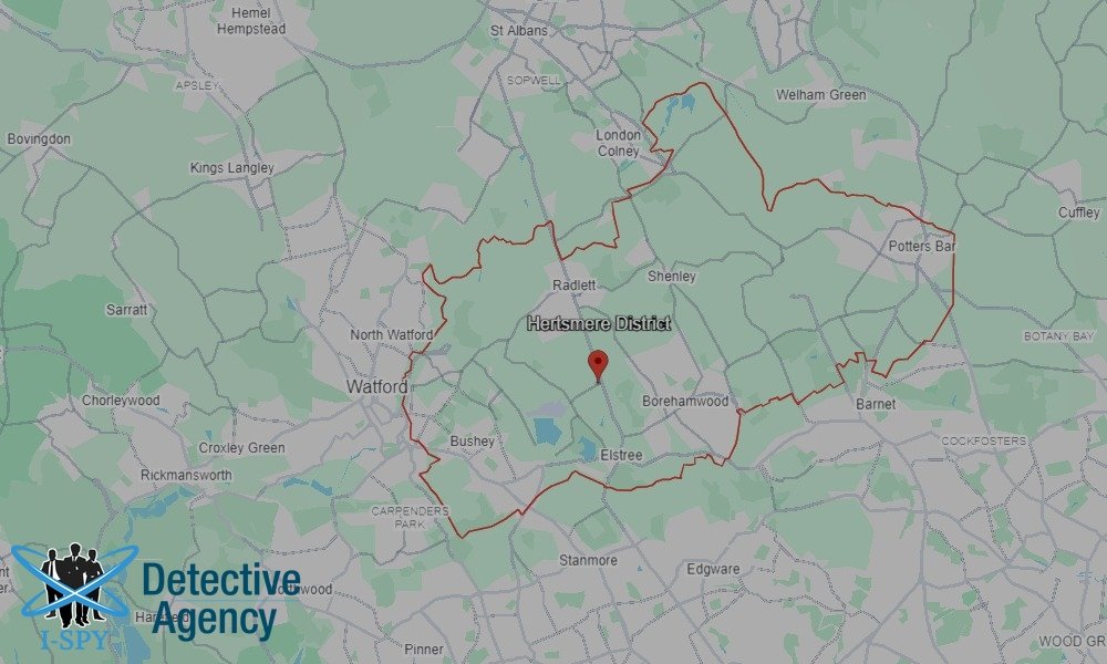 Our Detectives operate across the entire Hertsmere area